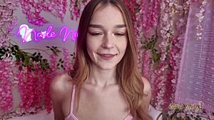Della Cate Enters Nade Nasty's Pink Room