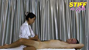 Fang’s Special Treatment in Sexy Lingerie Massage!