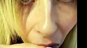 intense pov blowjob to lucky stepdad by petite blonde amateur.