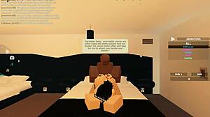 Roblox porn blacked with intense big tit action!