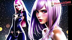 Two cyber slut hentai baddies moan in erotic asmr!