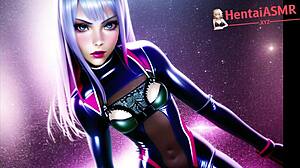 Two cyber slut hentai baddies moan in erotic asmr!