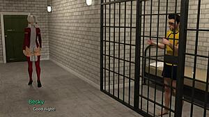 Let's play femdom police with humiliation and control in the game