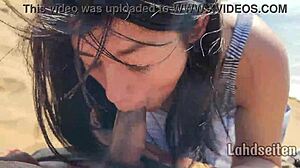 Teen 18+ swallows cum in mouth during outdoor public deepthroat oral adventure.