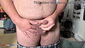 Solo Cock Play Leading to Cumshot