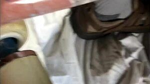 Watch him cum after vibrator on his soft cock?