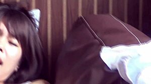 Beautiful Japanese Sister Squirts in Solo Before Intense Sex