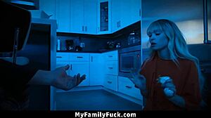 why did stepsister sneak out late for tight pounding?