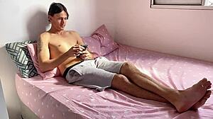 petite babe passion outdoor dancing before hot brunette