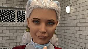 Let's play femdom police with humiliation and control in the game