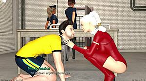 Let's play femdom police with humiliation and control in the game