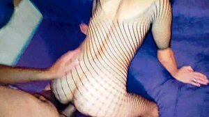 milf wife dares to experiment with anal assfucking in stockings, skinny amateurs couple 😏