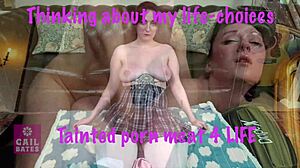 Gail Bates regrets choices in kinky slave roleplay with big tits