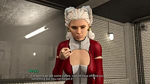 Let's play femdom police with humiliation and control in the game