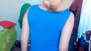 teen girl dancing seductively with cock