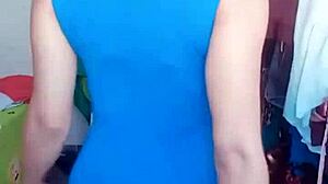 teen girl dancing seductively with cock