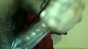 Big black cock delivers huge cum load surprise!