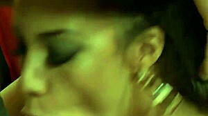 young latina tries first fuck with white muscle guy