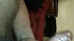 Big black cock delivers huge cum load surprise!