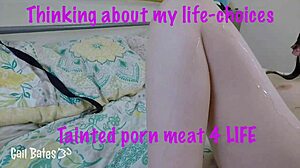 Gail Bates regrets choices in kinky slave roleplay with big tits