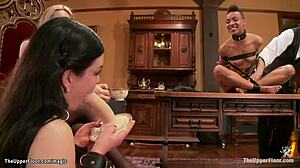 Hey, check this milf lezdom banging service sluts at the kinky party