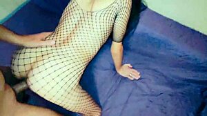 milf wife dares to experiment with anal assfucking in stockings, skinny amateurs couple 😏