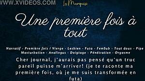 初めてのフランス人フタナリ体験が明らかに