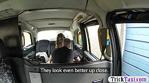 Blonde Passenger's Wild Ride with Pervert Driver in Public