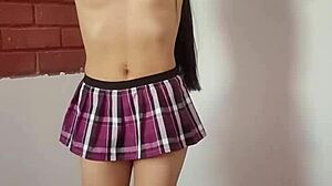 After Class, Latina Teen Heads to Hotel for Hard Anal