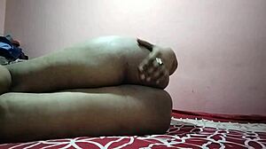 hot 18-year-old teen gets wild in bed