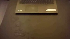 Massive cumshot erupts from huge cock