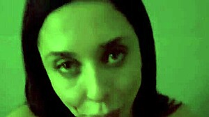 Luiza Marcato's wet bathroom blowjob and pussy fuck in POV