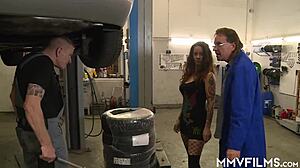 Skinny secretary offers tight hole for career boost