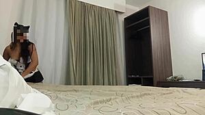 Hotel Maid Couldn't Resist Giving Me a Blowjob