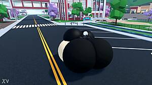 intensely shaking my thicc avatar's huge ass for you