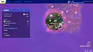 Playing Fortnite with bisexual transgender in doggystyle action