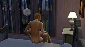 The sims family builds a new home in the virtual neighborhood