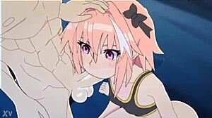 astolfo spying on shemale blowjob at the gym 😏