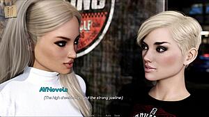 3D visual novel with a cute outfit and a beautiful woman’s body