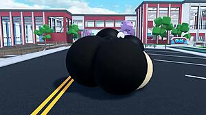 intensely shaking my thicc avatar's huge ass for you