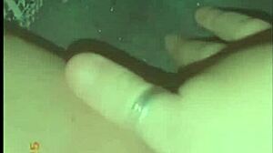 tinder slut masturbating with wet pussy, but is she chubby teen solo?