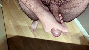 Close-Up Solo Fail At Stopping Massive Cock Cumshot