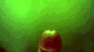 Massive cumshot erupts from huge cock