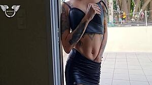 Full Menage With The Hot Spying Neighbor 😏