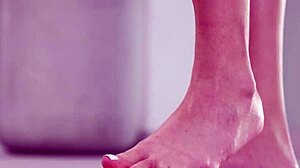 watch her crush fruits with bare feet?