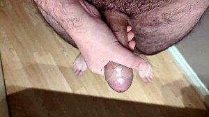 Close-Up Solo Fail At Stopping Massive Cock Cumshot