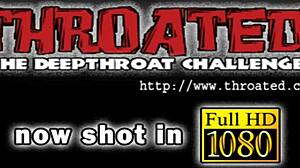 Intense cum in throat fellatio