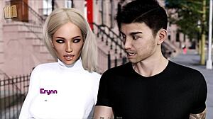 3D visual novel with a cute outfit and a beautiful woman’s body