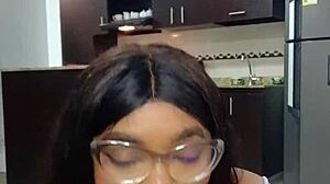 קולומביאנית צעירה מזדיינת חזק בקאסטינג דוגמניות חובבניות