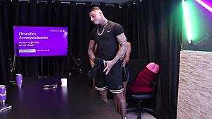 Two Brunettes Strip Him For Oral Sex Tips